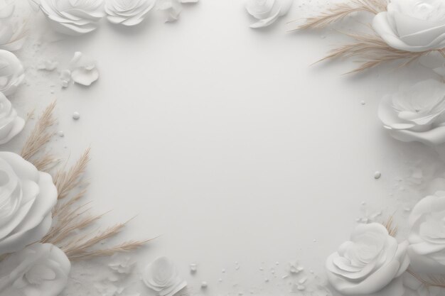 Photo a white clean wallpaper background generative ai