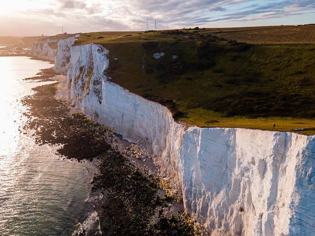 White cliffs of dover seven sisters national park east sussex england south coast
