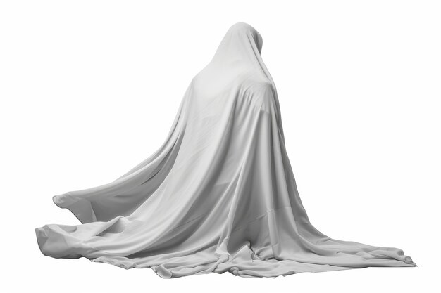 A white cloak