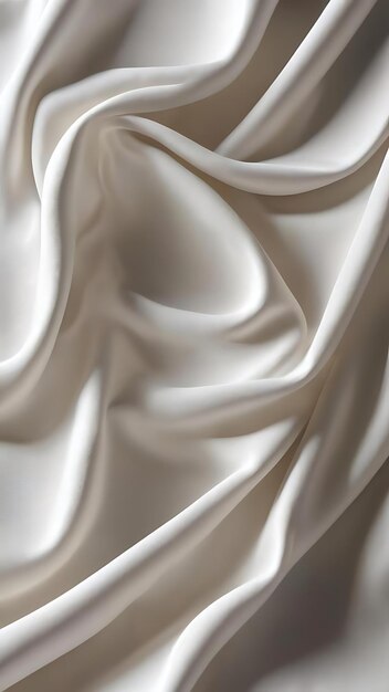 White cloth background 3d illustration