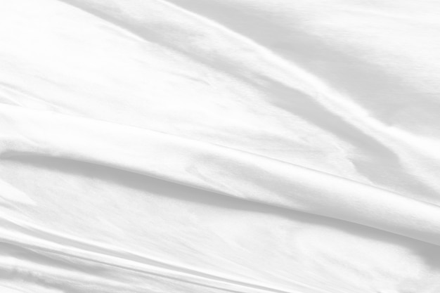 Photo white cloth background abstract with soft waves.