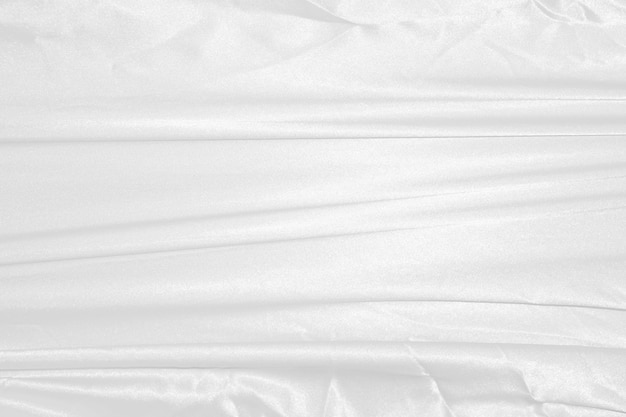 White cloth background abstract with soft waves