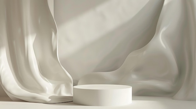 a white cloth with a white cloth on it is laying on a table
