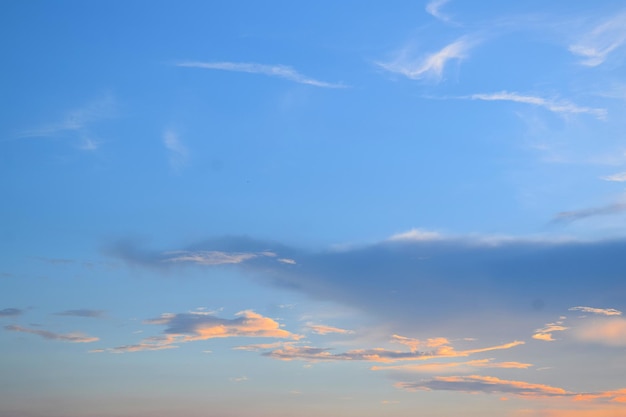 青空に白い雲