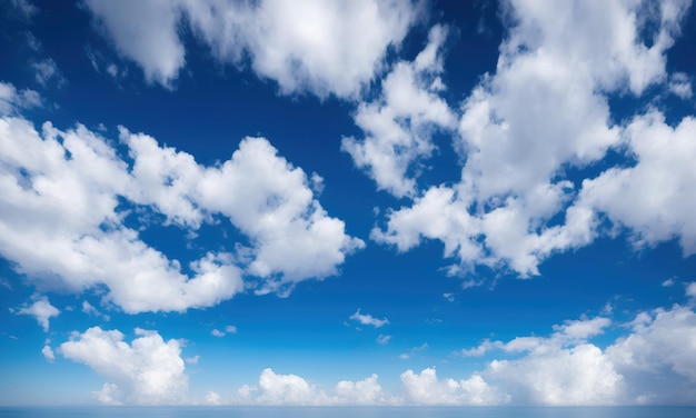 White cloud on blue sky