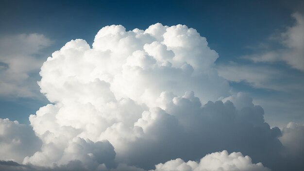 青空に白い雲