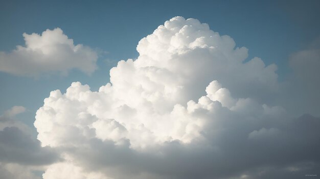 青空に白い雲