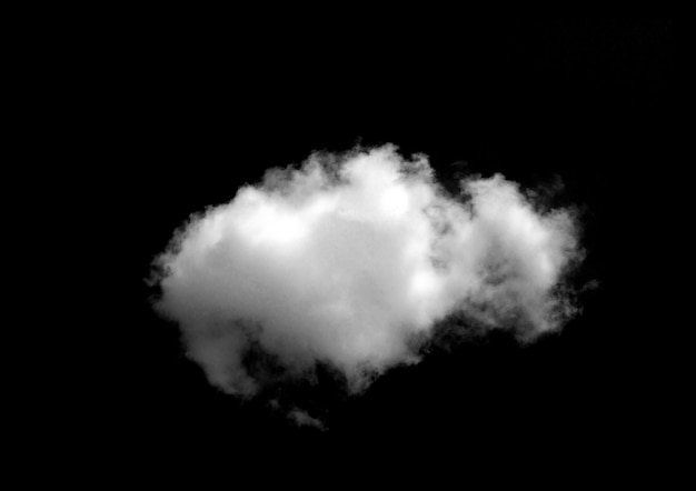 White cloud object for nature design