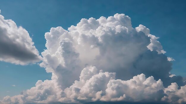 空の背景の白い雲