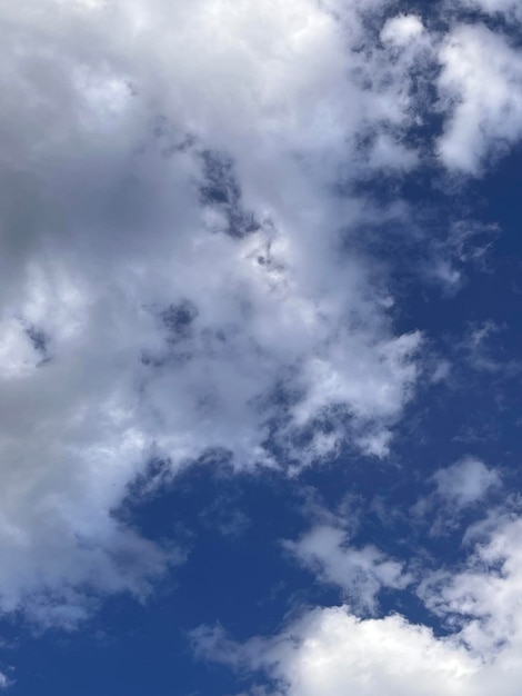 Premium Photo | White clouds over blue sky