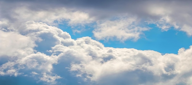 White clouds sky background