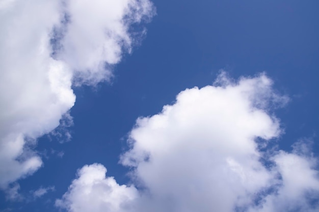 White cloudy Blue Sky natural view