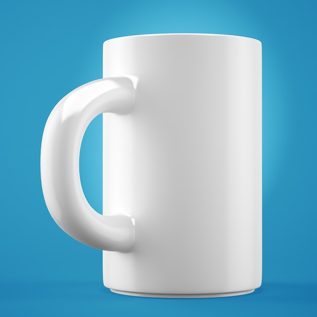 Photo white coffee cup