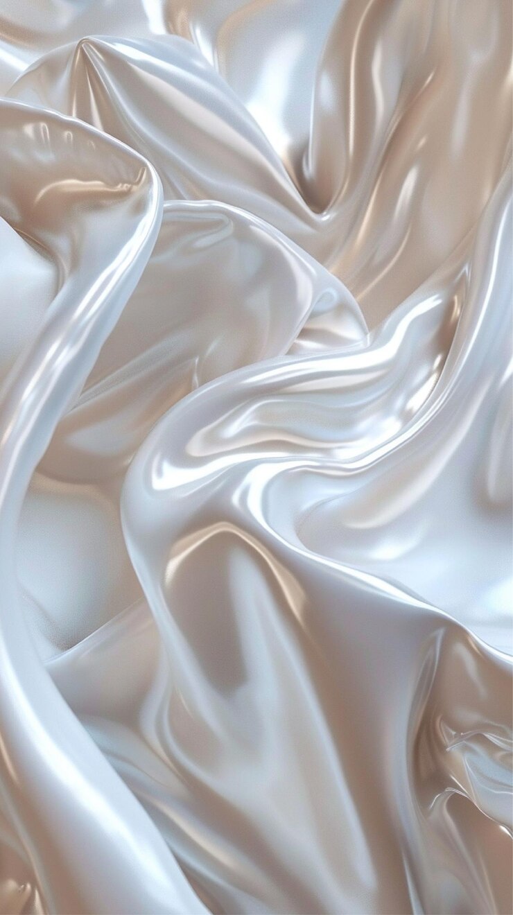 White color silk flow background