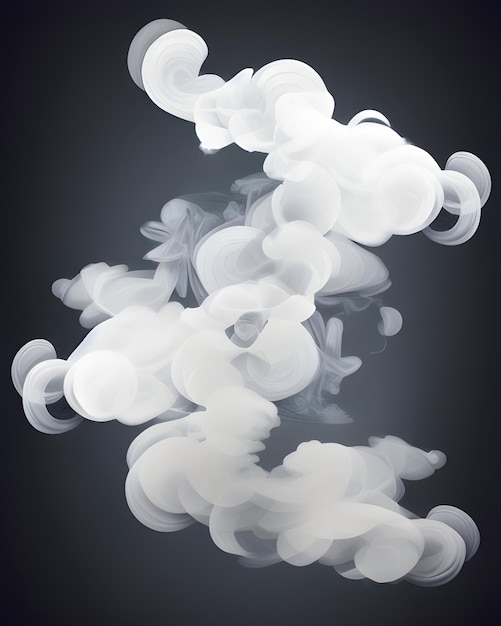 Photo white color smoke effect background