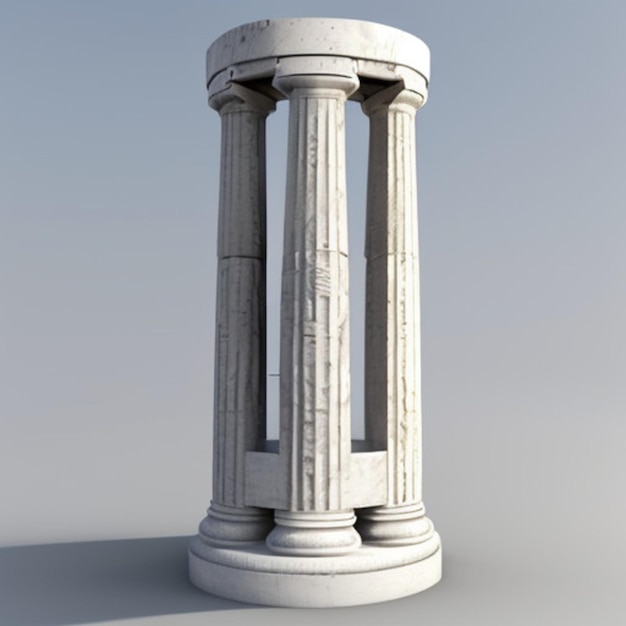 a white column with the word quot e quot on it