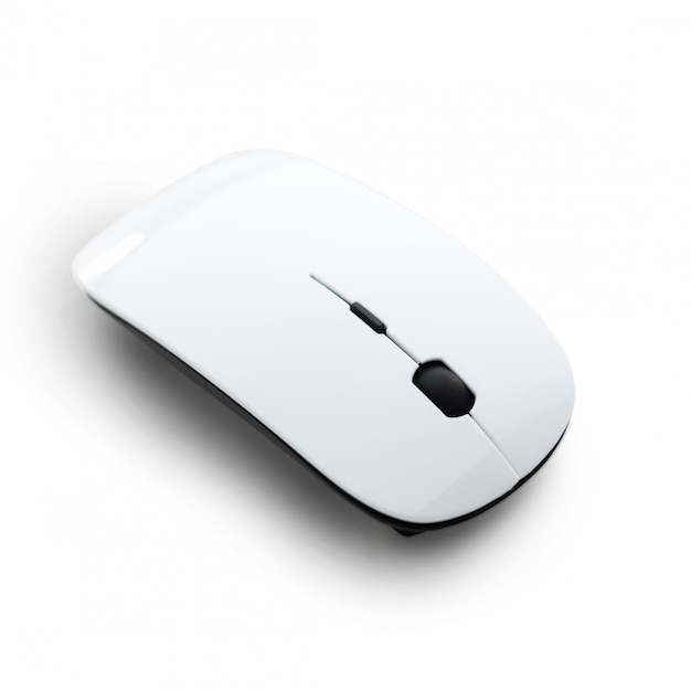 White computer mouse