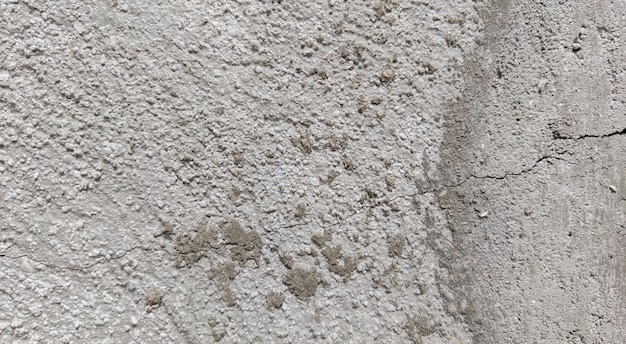 흰색 콘크리트 벽 질감, 회색 회반죽 벽 질감 또는 배경, 지저분한 거리 벽