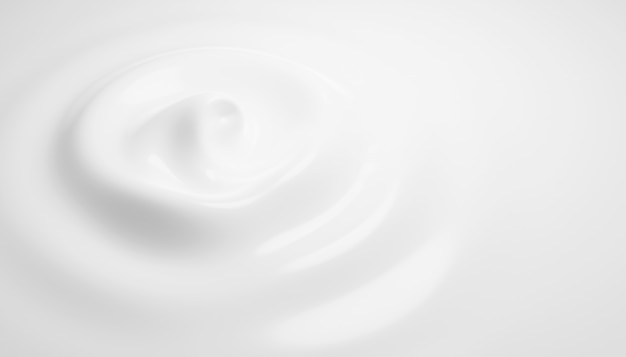 白い化粧クリームの背景3Dレンダリング