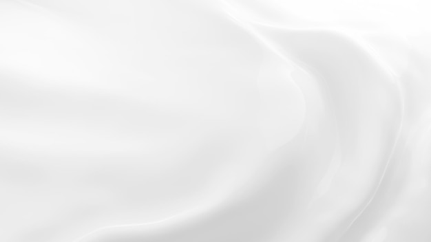 흰색 화장품 크림 배경 3d 렌더링