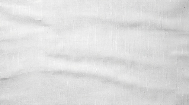 White Cotton Canvas Texture Background Artistic Blank Empty Material Fabric for Design