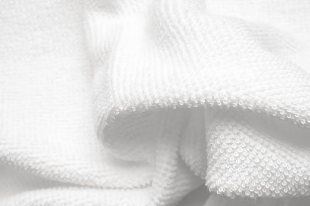 white cotton fabric towel texture abstract background