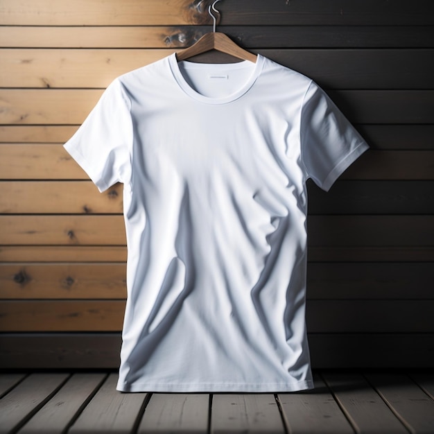White Cotton T shirt Mockup Tshirt Mockup