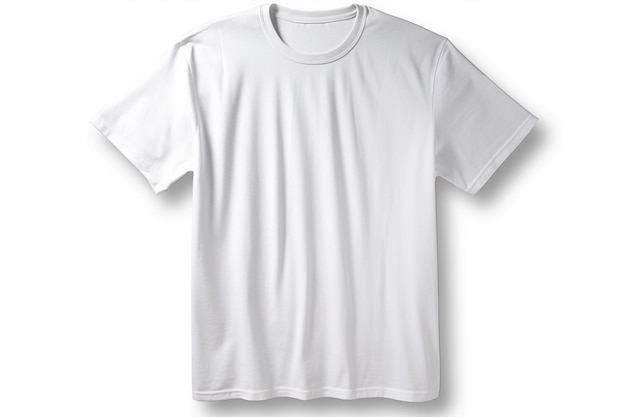 White cotton t - shirt with the word t - shirt on the front