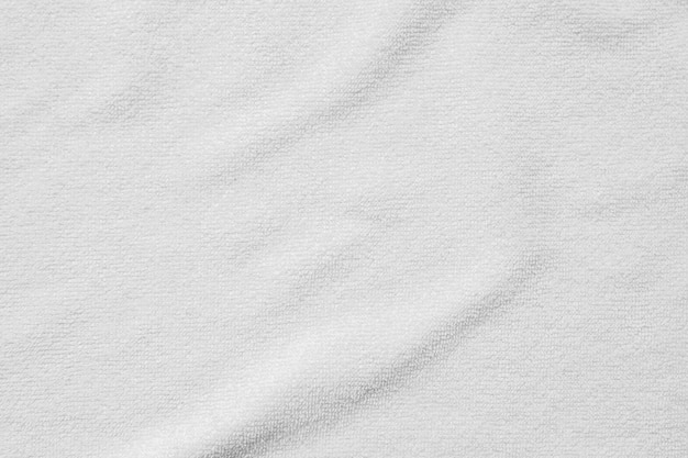 White cotton towel texture abstract background