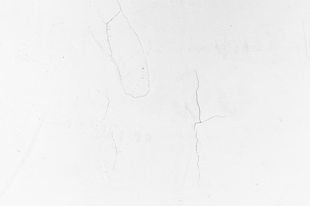 White cracked wall background