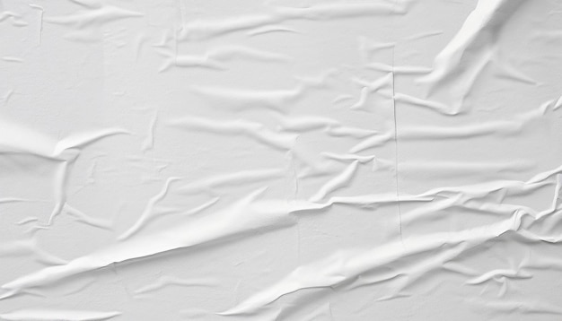 White creased poster texture