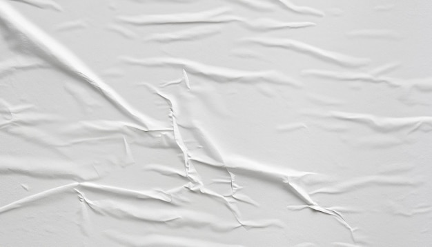 Белая складчатая текстура плаката