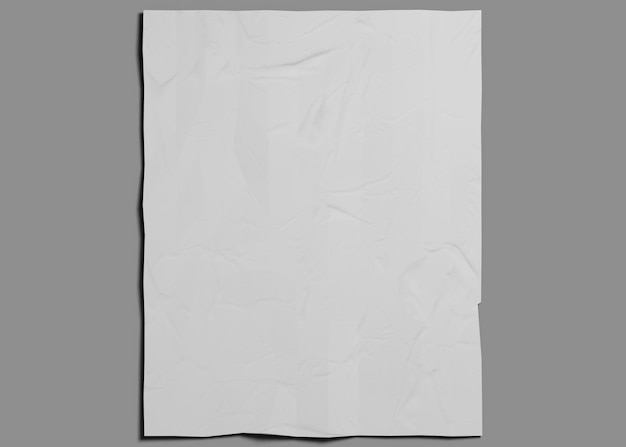 white crinkled paper texture