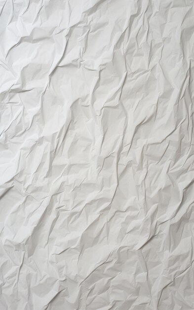 White crinkled paper texture