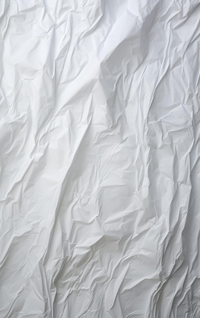 White crinkled paper texture