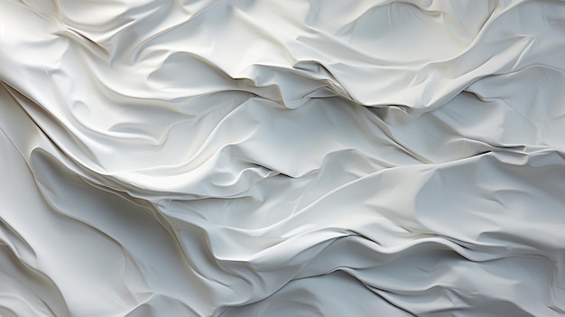 White crinkled paper texture