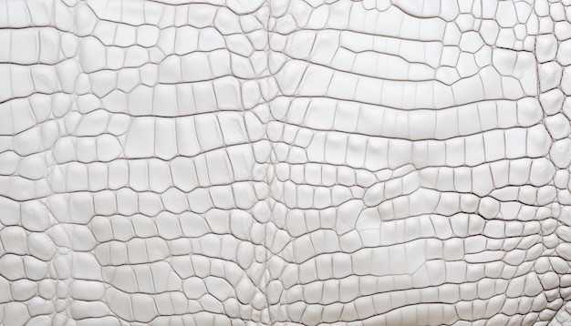 White crocodile skin texture background