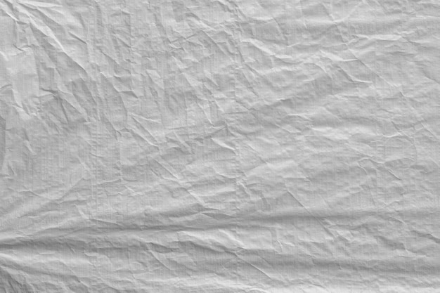 White crumpled canvas texture