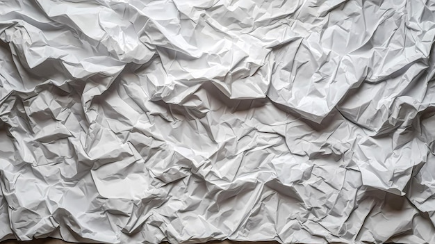 white crumpled and creased paper poster texture