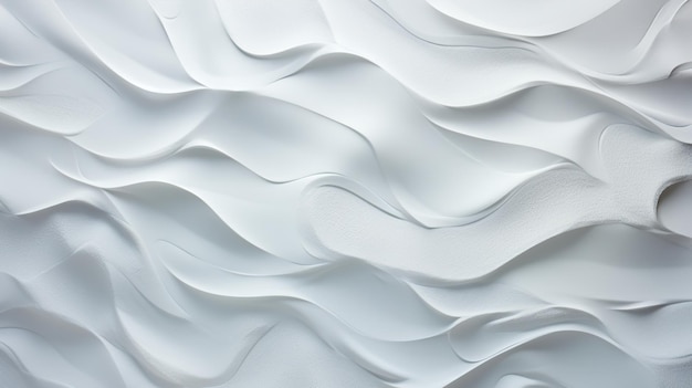 White crumpled paper background