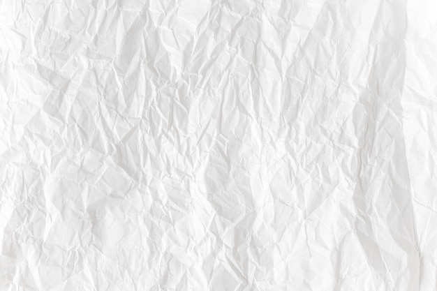 Белый мятую бумагу крупным планом текстуру фона