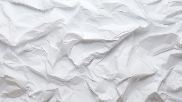 写真 白い折りたたまれた紙のクローズアップテクスチャの背景