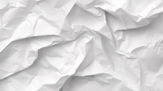 A white crumpled paper is shown with the word paper on it.