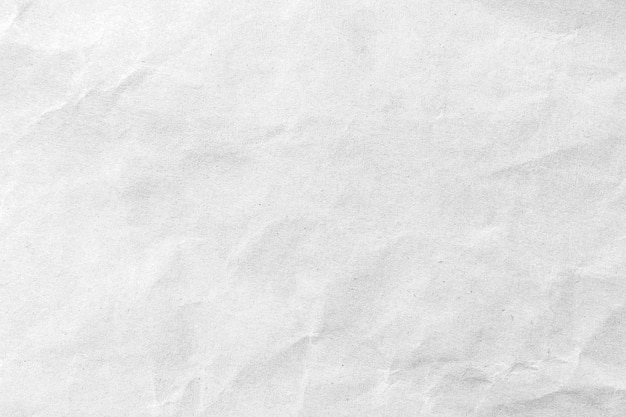 White crumpled paper texture background. Close-up.