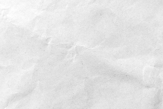 White crumpled paper texture background. Close-up.