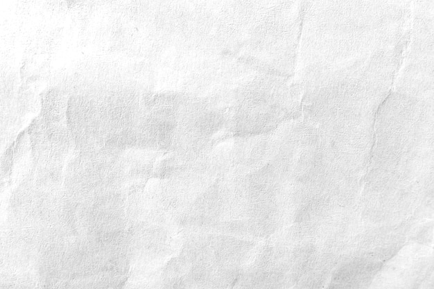 White crumpled paper texture background. Close-up.