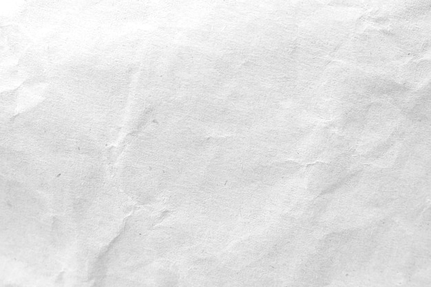 White crumpled paper texture background. Close-up.