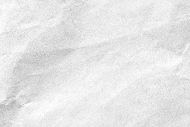 White crumpled paper texture background. Close-up.