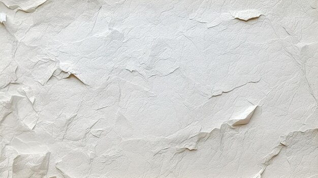 White crumpled paper texture background generative ai