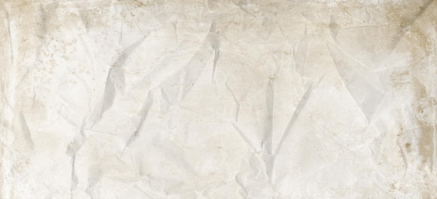 White crumpled paper texture background. Vintage wallpaper